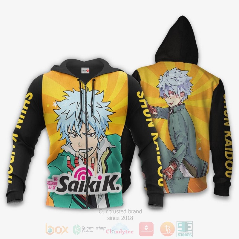 Saiki K Shun Kaidou Saiki K Anime 3D Hoodie Bomber Jacket