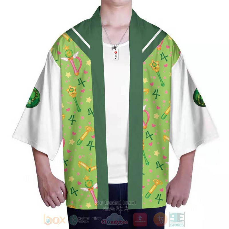BEST Sailor Jupiter Sailor Moon Anime Japan 3D Print Kimono 3 Sailor Jupiter Sailor Moon Anime Inspired Kimono 1 2