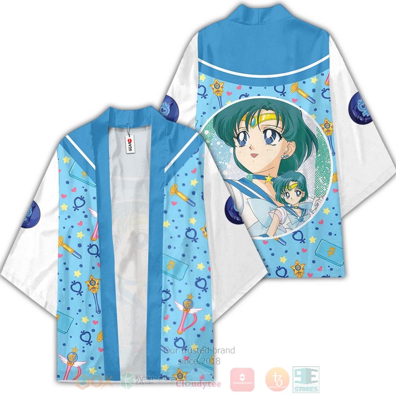 Sailor Mercury Sailor Moon Anime Inspired Kimono