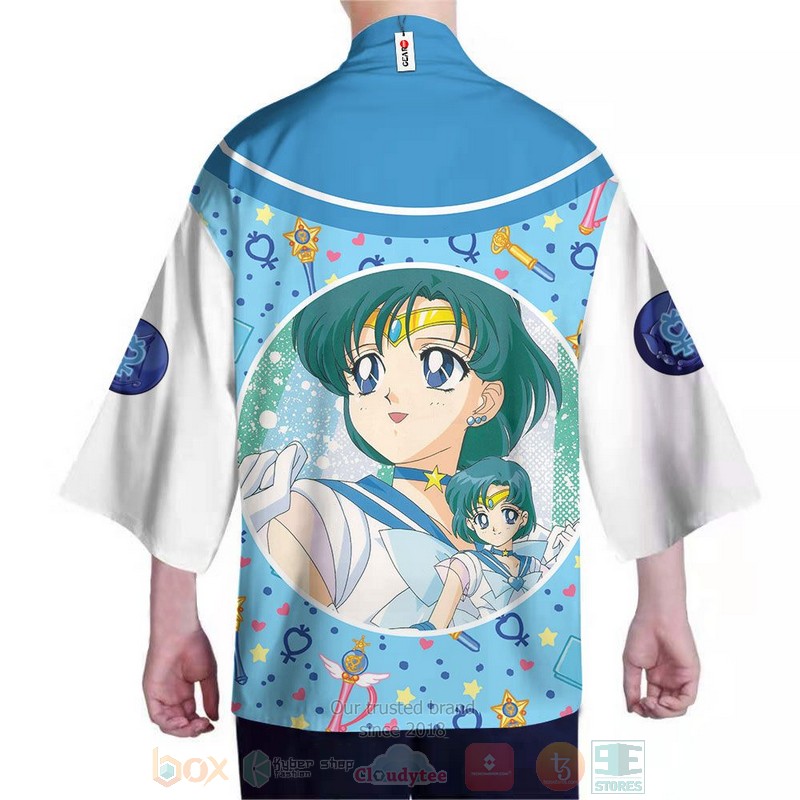Sailor Mercury Sailor Moon Anime Inspired Kimono 1
