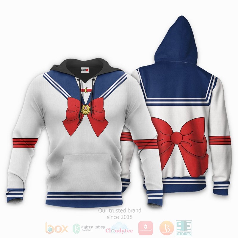Sailor Moon Uniform Sailor Anime 3D Hoodie Bomber Jacket 1 2