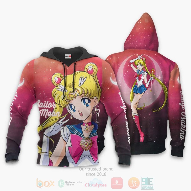 BEST Anime Sailor Moon Usagi Tsukino Sailor Moon All Over Print Hoodie-Bomber Jacket 3 Sailor Moon Usagi Tsukino Custom Sailor Moon Anime 3D Hoodie Bomber Jacket 1 2
