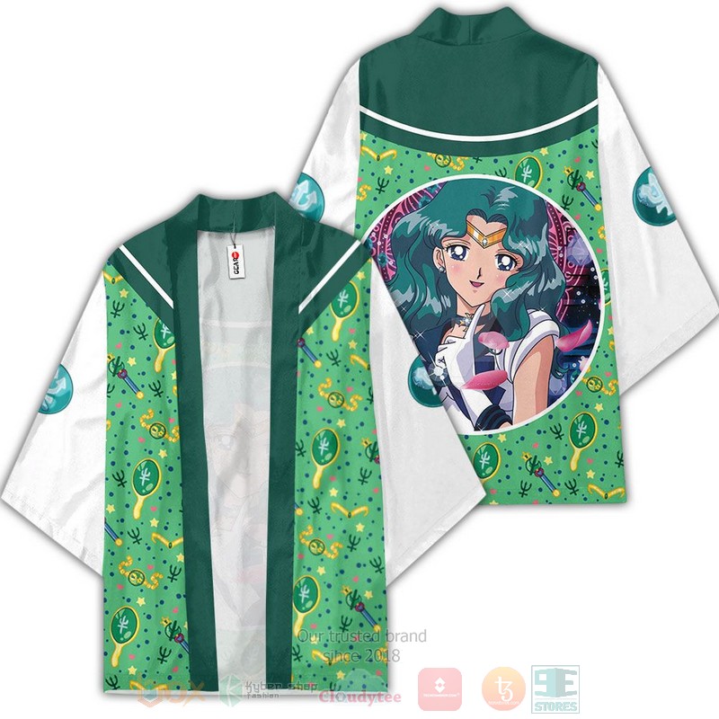 Sailor Neptune Sailor Moon Anime Inspired Kimono
