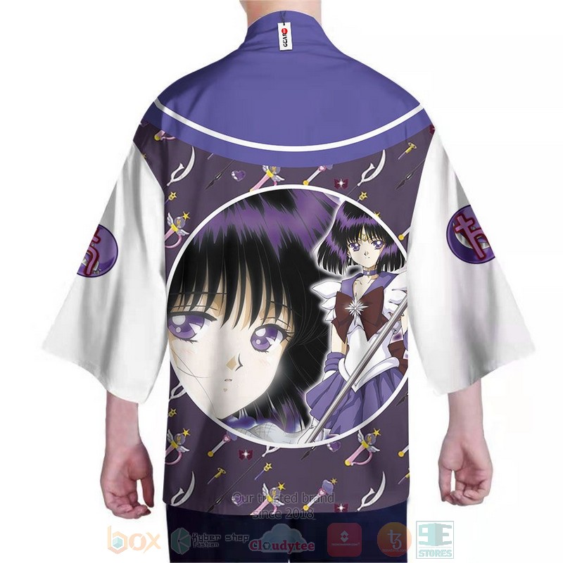 Sailor Saturn Sailor Moon Anime Inspired Kimono 1