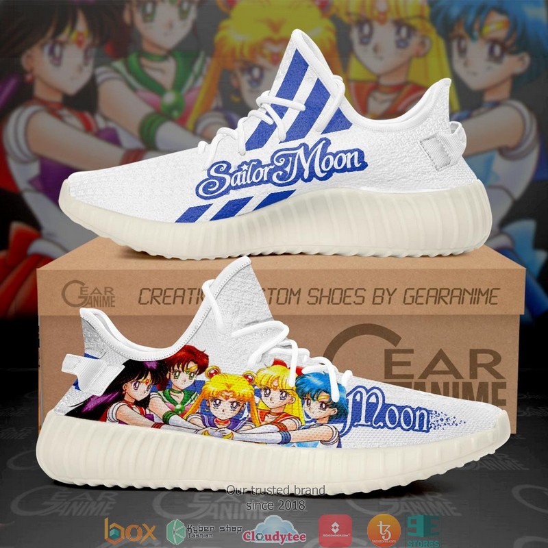 Sailor Team Anime Yeezy Sneaker Shoes