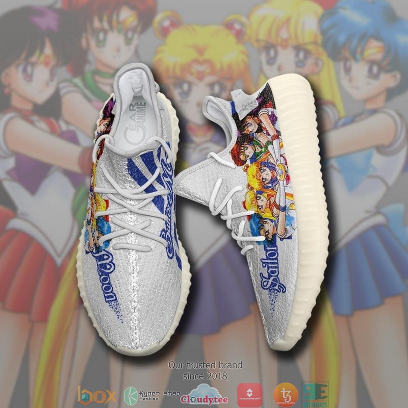 Sailor Team Anime Yeezy Sneaker Shoes 1