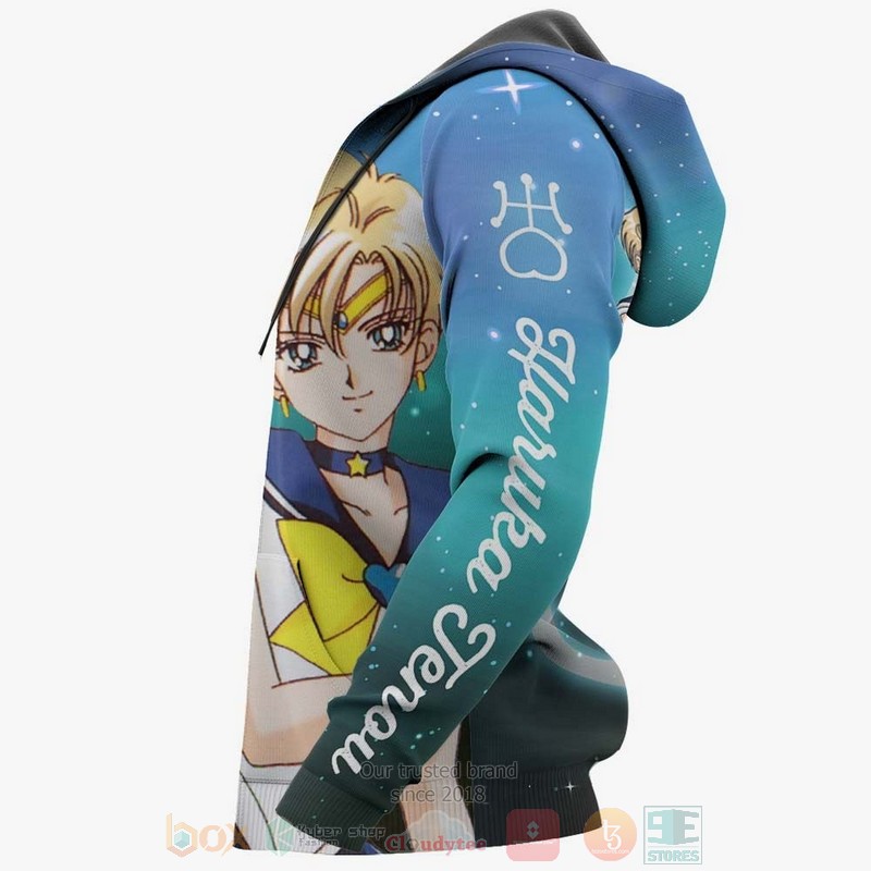 BEST Anime Sailor Uranus Haruka Tenoh Sailor Moon All Over Print Hoodie-Bomber Jacket 6 Sailor Uranus Haruka Tenoh Sailor Moon Anime 3D Hoodie Bomber Jacket 1 2 3 4 5