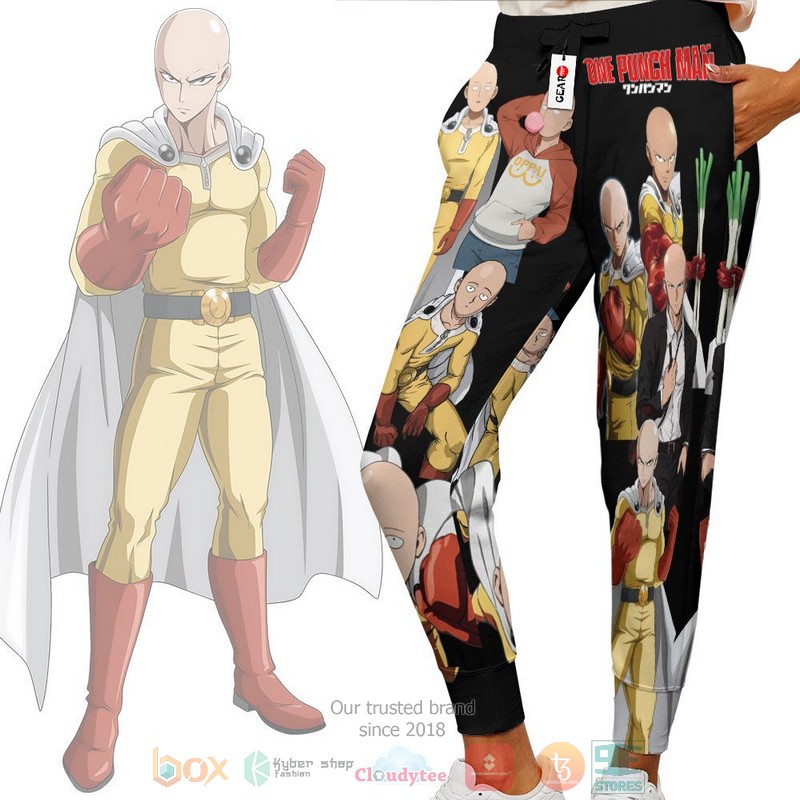 Saitama Anime One Punch Man Jogger longpants 1