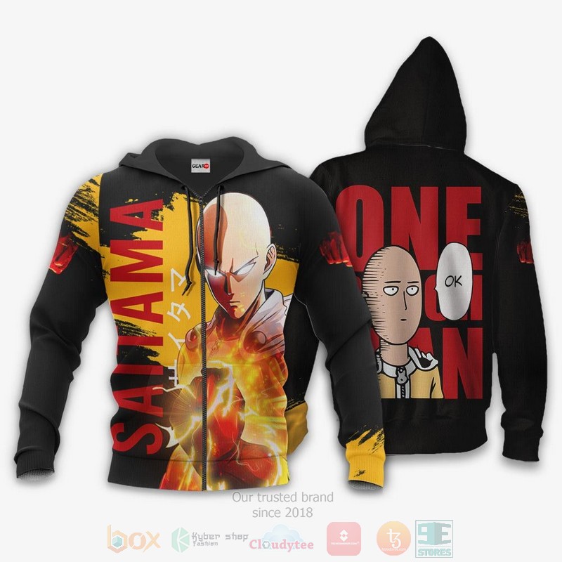 BEST Anime Saitama Funny and Cool One-Punch Man All Over Print Hoodie-Bomber Jacket 12 Saitama Funny and Cool One Punch Man Anime 3D Hoodie Bomber Jacket
