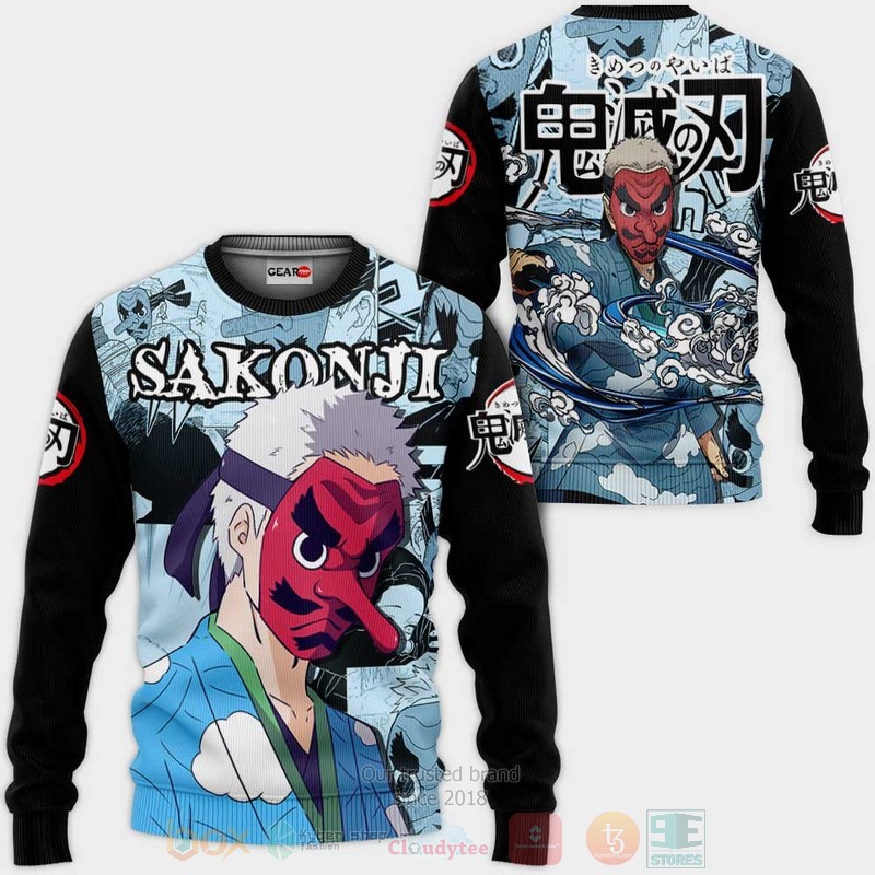 BEST Anime Sakonji Urokodaki Kimetsu Anime-Manga All Over Print Hoodie-Bomber Jacket 2 Sakonji Urokodaki Custom Kimetsu Anime Manga 3D Hoodie Bomber Jacket 1