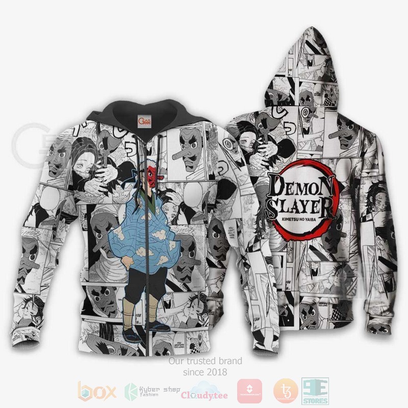 Sakonji Urokodaki Kimetsu Anime Manga 3D Hoodie Shirt