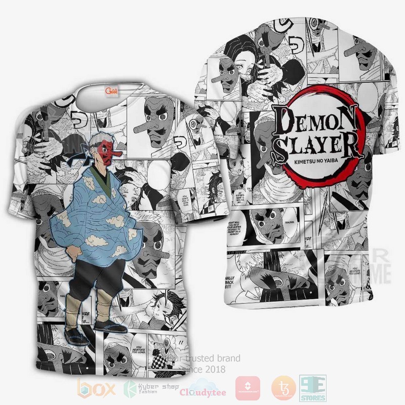 BEST Anime Sakonji Urokodaki Kimetsu Anime-Manga Unisex 3D T-Shirt, Hoodie 3 Sakonji Urokodaki Kimetsu Anime Manga 3D Hoodie Shirt 1 2
