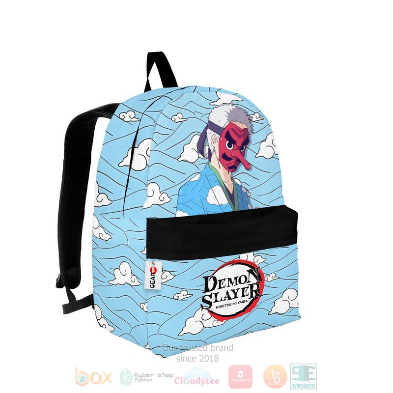 Sakonji Urokodaki Kimetsu Blue Anime Backpack 1