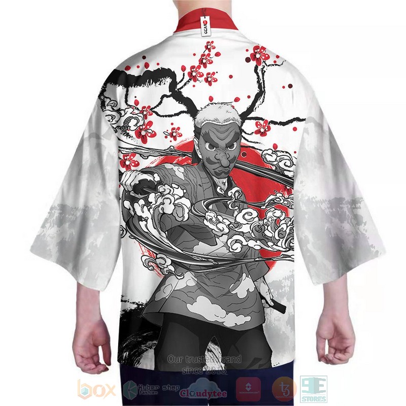 BEST Sakonji Urokodaki Kimetsu Haori Anime Japan 3D Print Kimono 4 Sakonji Urokodaki Kimetsu Haori Anime Inspired Kimono 1 2 3