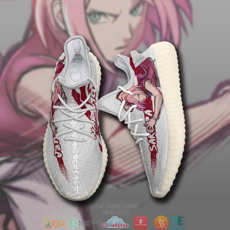 Sakura Haruno Anime Yeezy Sneaker Shoes 1