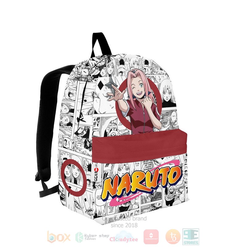 Sakura Haruno Naruto Anime Manga Backpack 1