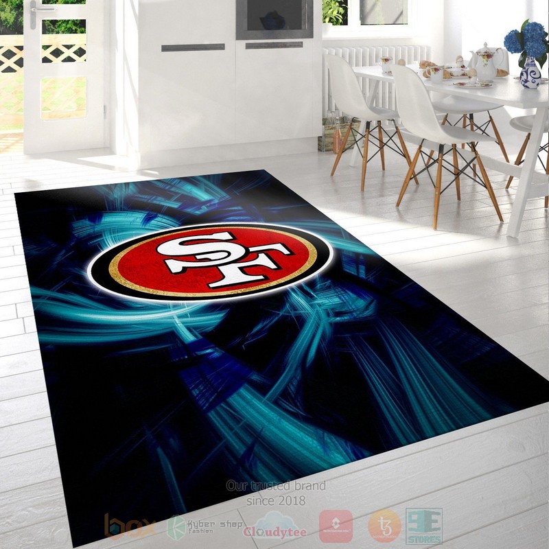San Francisco 49Ers NFL Logo For Us Area Rugs
