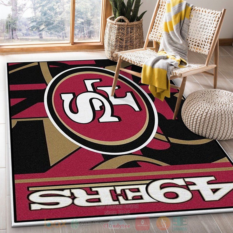 San Francisco 49Ers NFL Red Area Rugs 1