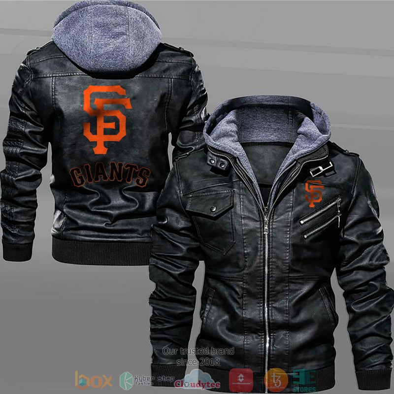 San Francisco Giants Black Brown Leather Jacket 5 San Francisco Giants Black Brown Leather Jacket