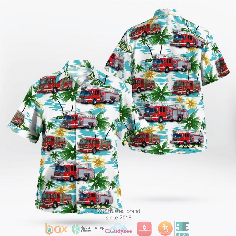 NEW Sandwich Fire Department Hawaii Shirt 10