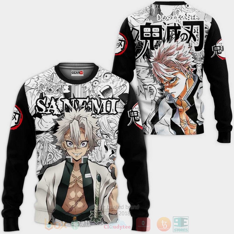 BEST Anime Sanemi Shinazugawa Kimetsu Anime-Manga All Over Print Hoodie-Bomber Jacket 2 Sanemi Shinazugawa Custom Kimetsu Anime Manga 3D Hoodie Bomber Jacket 1