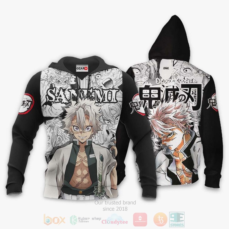 BEST Anime Sanemi Shinazugawa Kimetsu Anime-Manga All Over Print Hoodie-Bomber Jacket 3 Sanemi Shinazugawa Custom Kimetsu Anime Manga 3D Hoodie Bomber Jacket 1 2