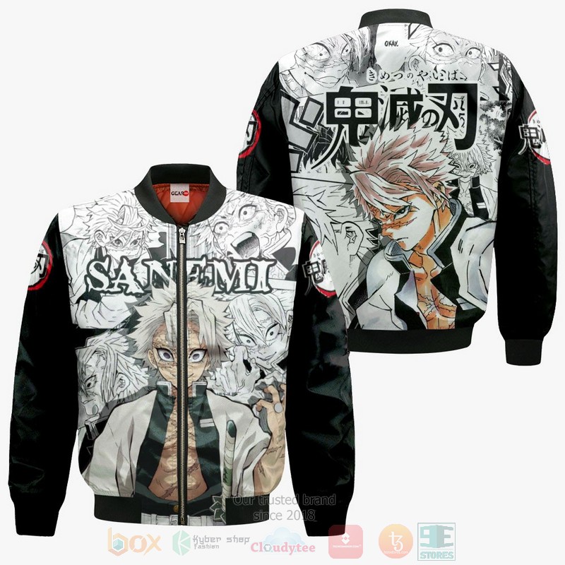 BEST Anime Sanemi Shinazugawa Kimetsu Anime-Manga All Over Print Hoodie-Bomber Jacket 4 Sanemi Shinazugawa Custom Kimetsu Anime Manga 3D Hoodie Bomber Jacket 1 2 3