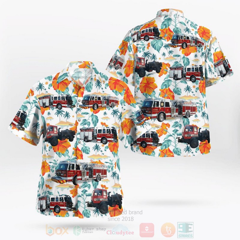 BEST Sanibel, Florida, Sanibel Fire Rescue District 3D Aloha Shirt 8 BEST Sanibel, Florida, Sanibel Fire Rescue District 3D Aloha Shirt word1