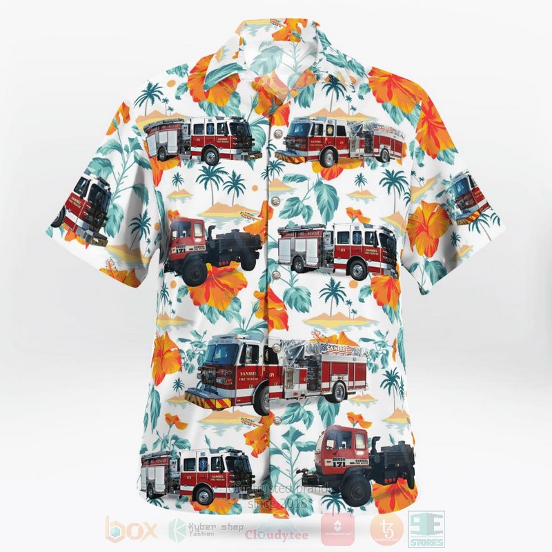 BEST Sanibel, Florida, Sanibel Fire Rescue District 3D Aloha Shirt 3 BEST Sanibel, Florida, Sanibel Fire Rescue District 3D Aloha Shirt word1
