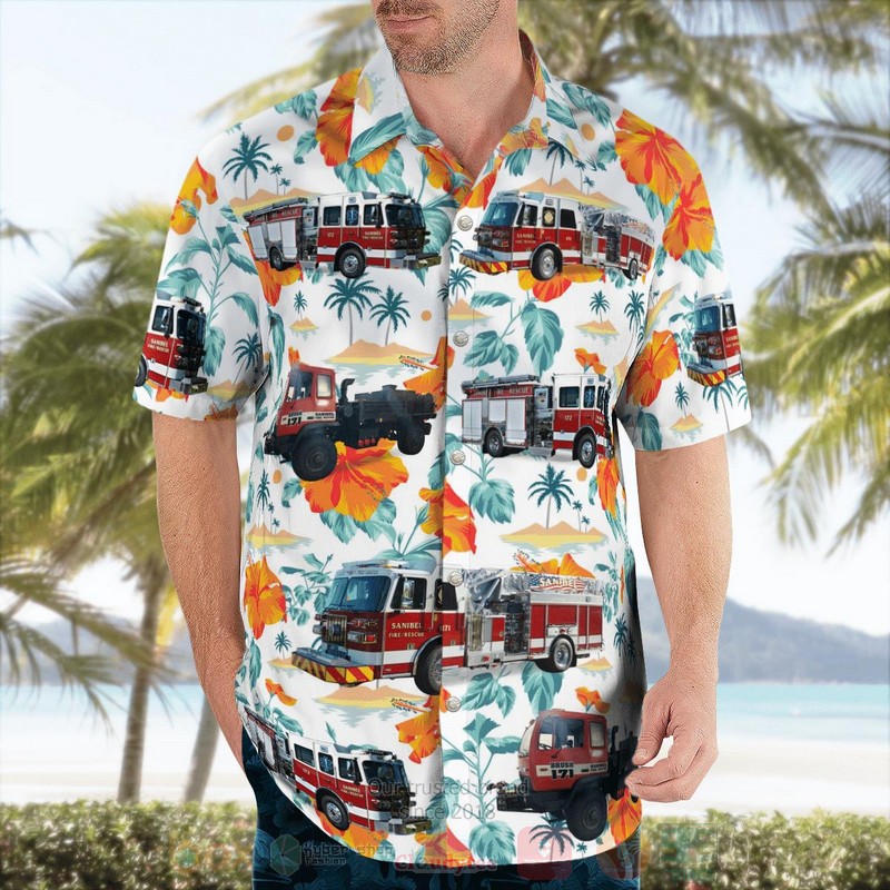 BEST Sanibel, Florida, Sanibel Fire Rescue District 3D Aloha Shirt 4 BEST Sanibel, Florida, Sanibel Fire Rescue District 3D Aloha Shirt word1