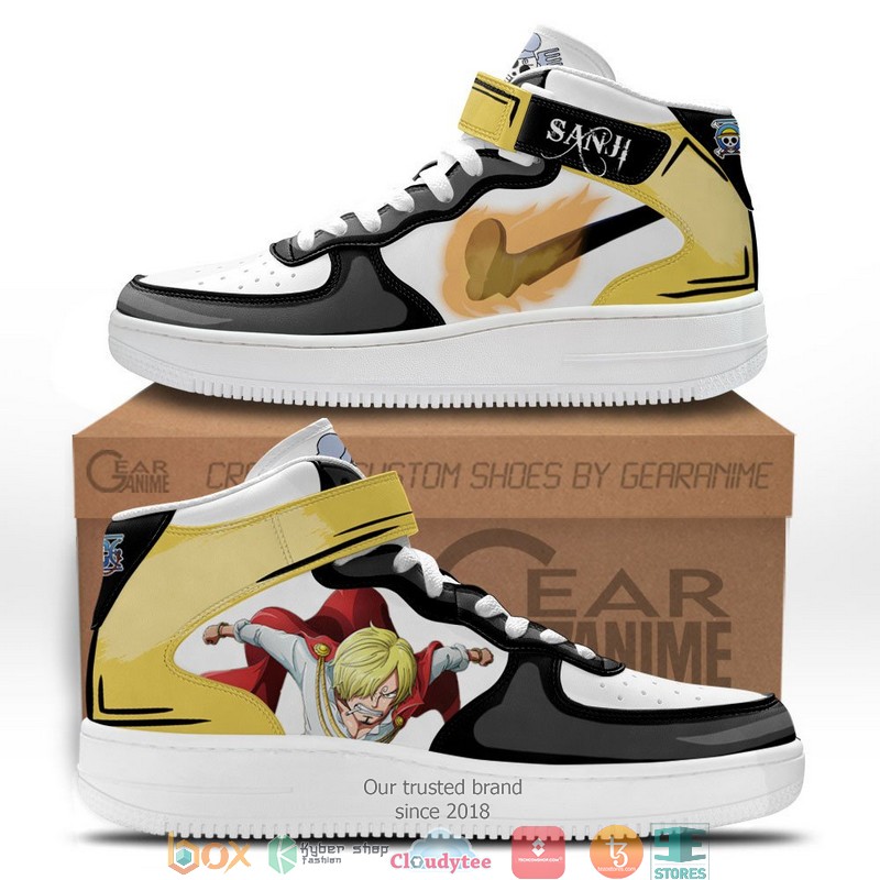 Sanji Anime One Piece for Otaku High Air Force Shoes