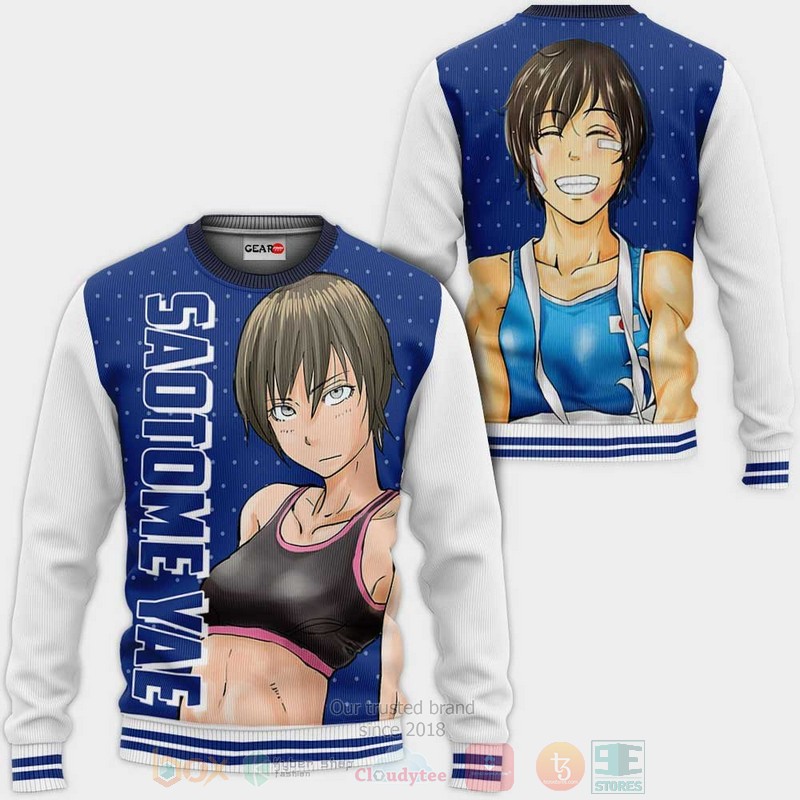 BEST Anime Saotome Senshu Hitakakusu Saotome Yae All Over Print Hoodie-Bomber Jacket 2 Saotome Senshu Hitakakusu Saotome Yae Custom Anime 3D Hoodie Bomber Jacket 1