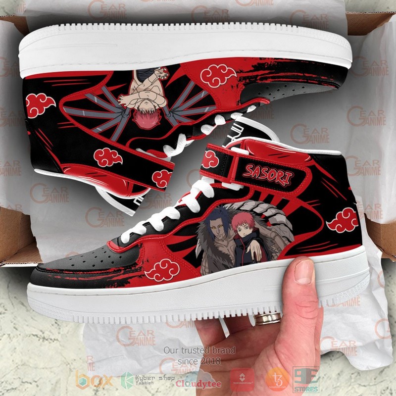 Sasori Akatsuki Anime Naruto High Air Force Shoes 1 2 3