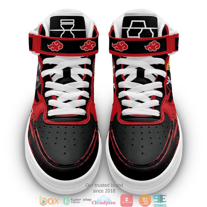 Sasori and Deidara Akatsuki Anime High Air Force Shoes 1