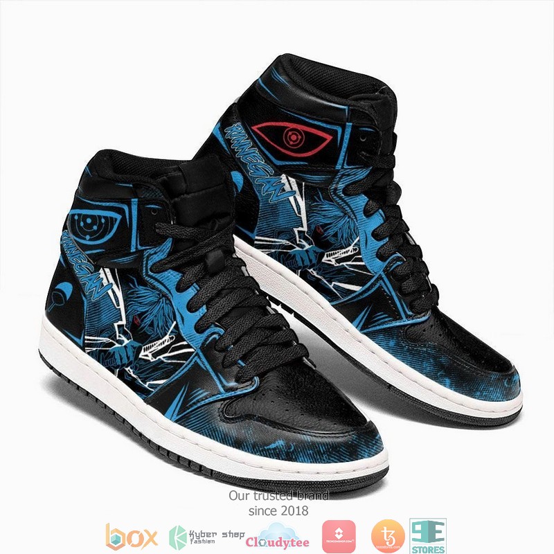 Sasuke Rinnegan NRT Anime Air Jordan High Top Shoes 1