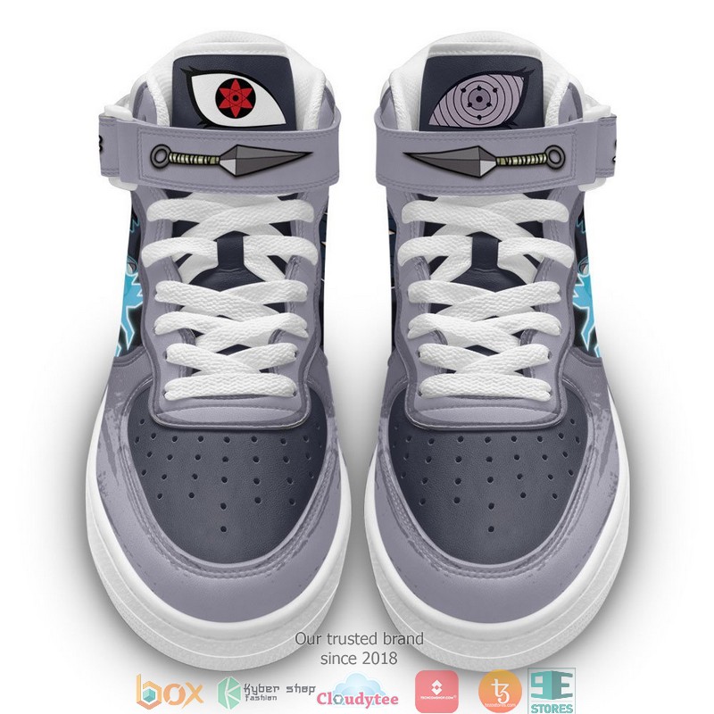 Sasuke Uchiha Anime High Air Force Shoes 3 Sasuke Uchiha Anime High Air Force Shoes 1 2