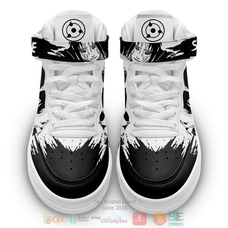 Sasuke Uchiha Anime Mix Manga High Air Force Shoes 1