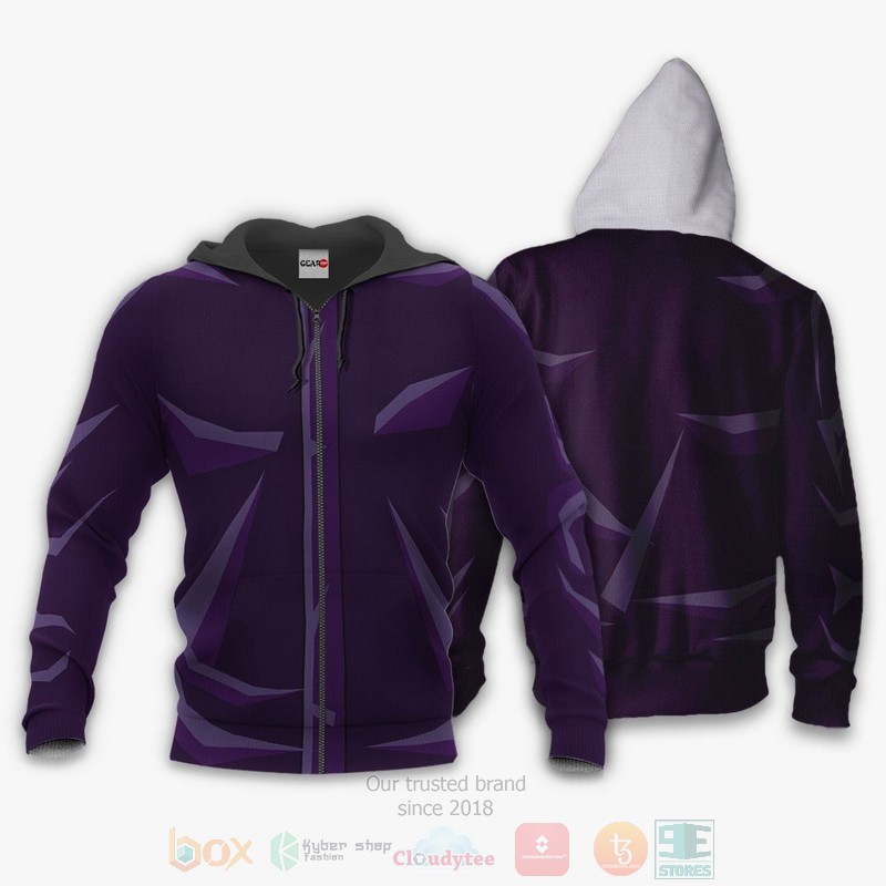 Satoru Gojo Custom Jujutsu Kaisen Anime Purple 3D Hoodie Bomber Jacket