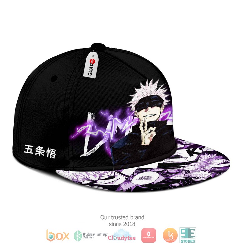 Satoru Gojou Jujutsu Kaisen Snapback hat 3 Satoru Gojou Jujutsu Kaisen Snapback hat 1 2