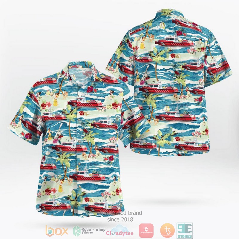 NEW Savannah Georgia Savannah Fire Department Marine 1 Courageous Fireboat Hawaii Shirt 9 NEW Savannah Georgia Savannah Fire Department Marine 1 Courageous Fireboat Hawaii Shirt word2