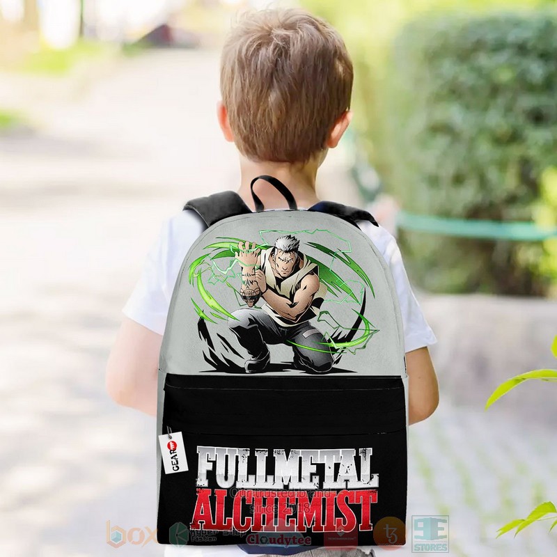 BEST Scar Anime Fullmetal Alchemist 3D Print Backpack 3 Scar Anime Fullmetal Alchemist Backpack 1 2
