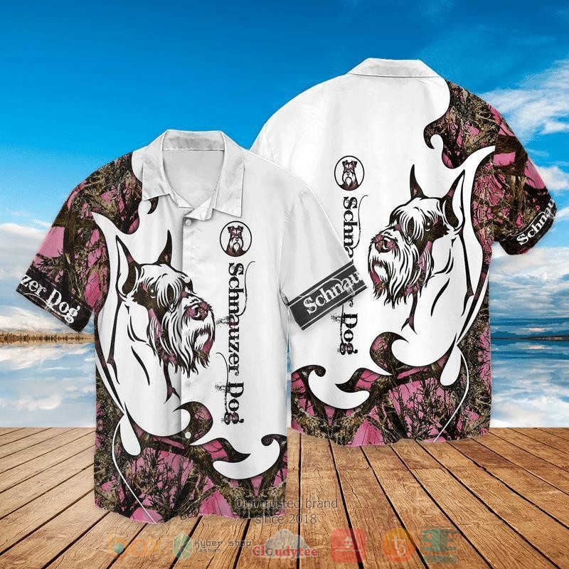 Schnauzer Dog Tattoos Schnauzer Hawaiian Shirt