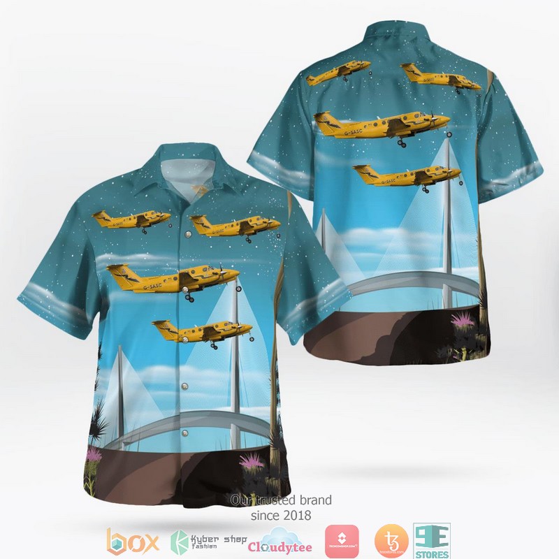 Scottish Ambulance Services Beechcraft B200C King Air Limited Hawaiian Shirt