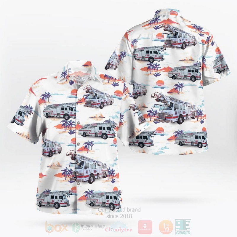 Scottsdale Fire Department Hawaiian Shirt