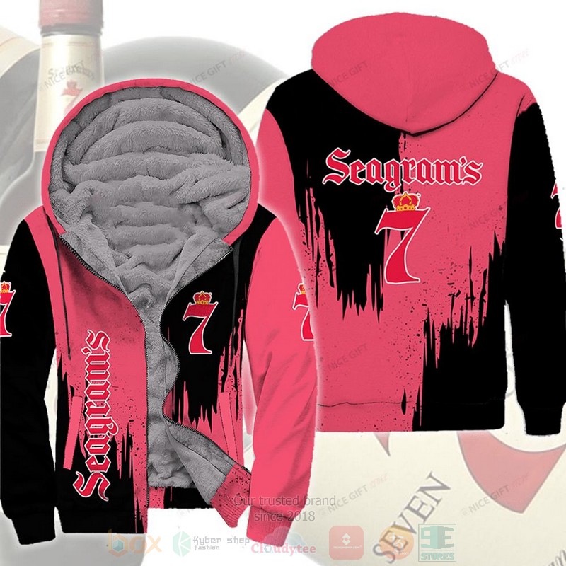 Seagrams 7 Fleece Zip Hoodie