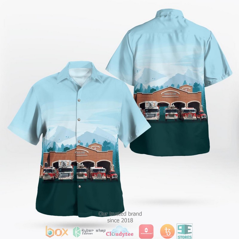 Sedalia Pettis County Missouri Sedalia Firefighters Local 103 Hawaiian Shirt word1