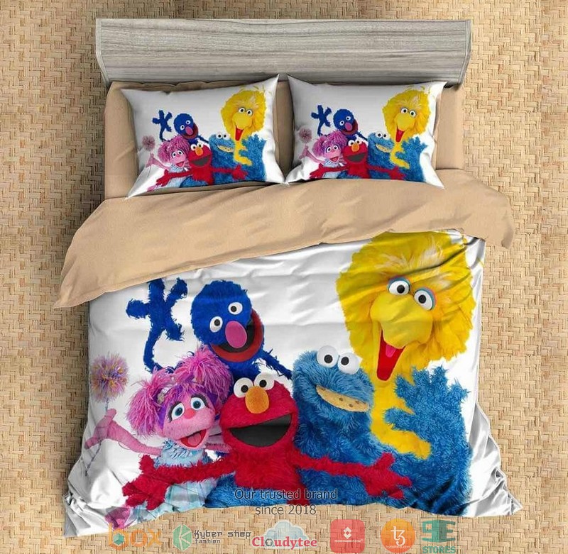 Sesame Street Duvet Cover Bedroom Set