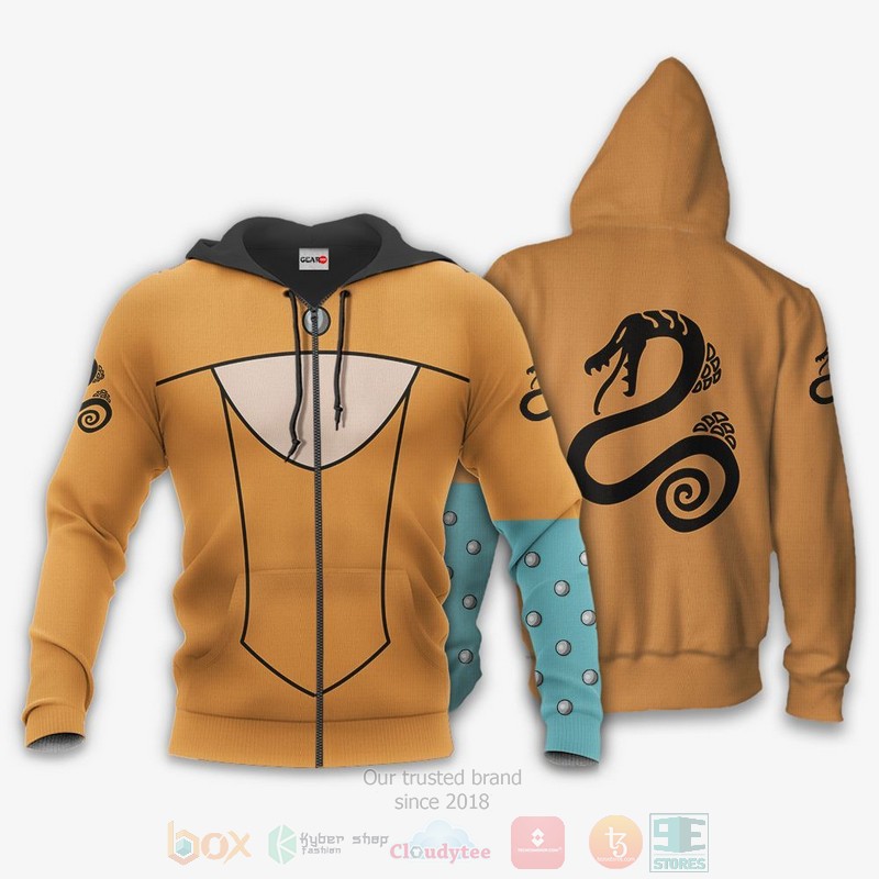 Seven Deadly Sins Diane Uniform Anime 3D Hoodie Bomber Jacket