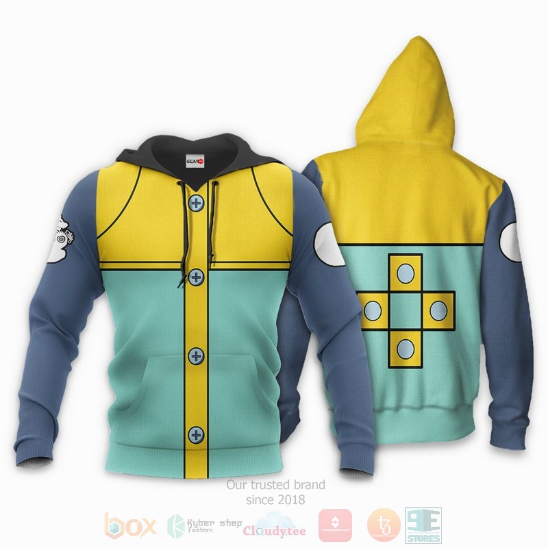 Seven Deadly Sins King Uniform Anime 3D Hoodie Bomber Jacket 1 2