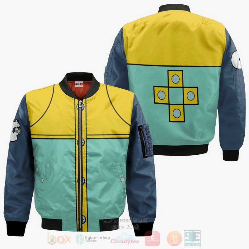 Seven Deadly Sins King Uniform Anime 3D Hoodie Bomber Jacket 1 2 3